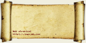 Olga Čičovački vizit kartica